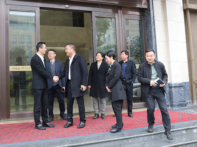 熱烈歡迎市（shì）科技局領（lǐng）導一行蒞臨（lín）集團調研指導工作